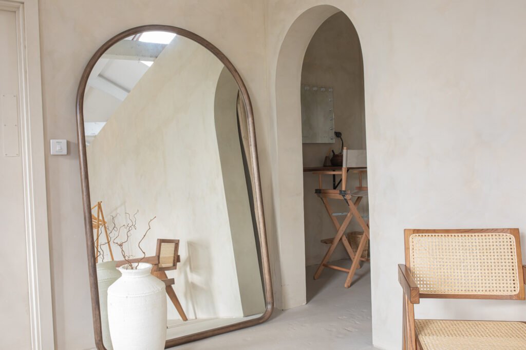 Sanctuary Photo Studio - Minimalist Interior with Large Mirror