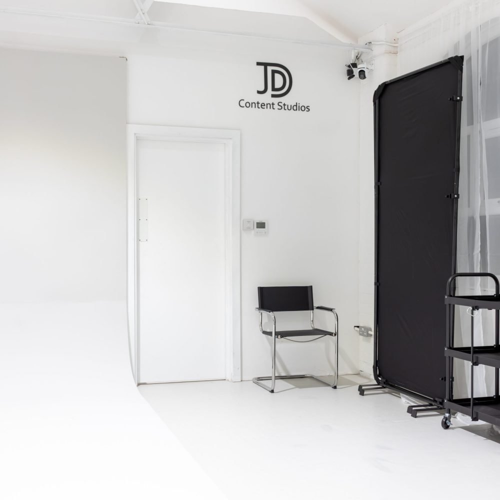 Workshop Photo Studio - Black Furniture and Equipment.