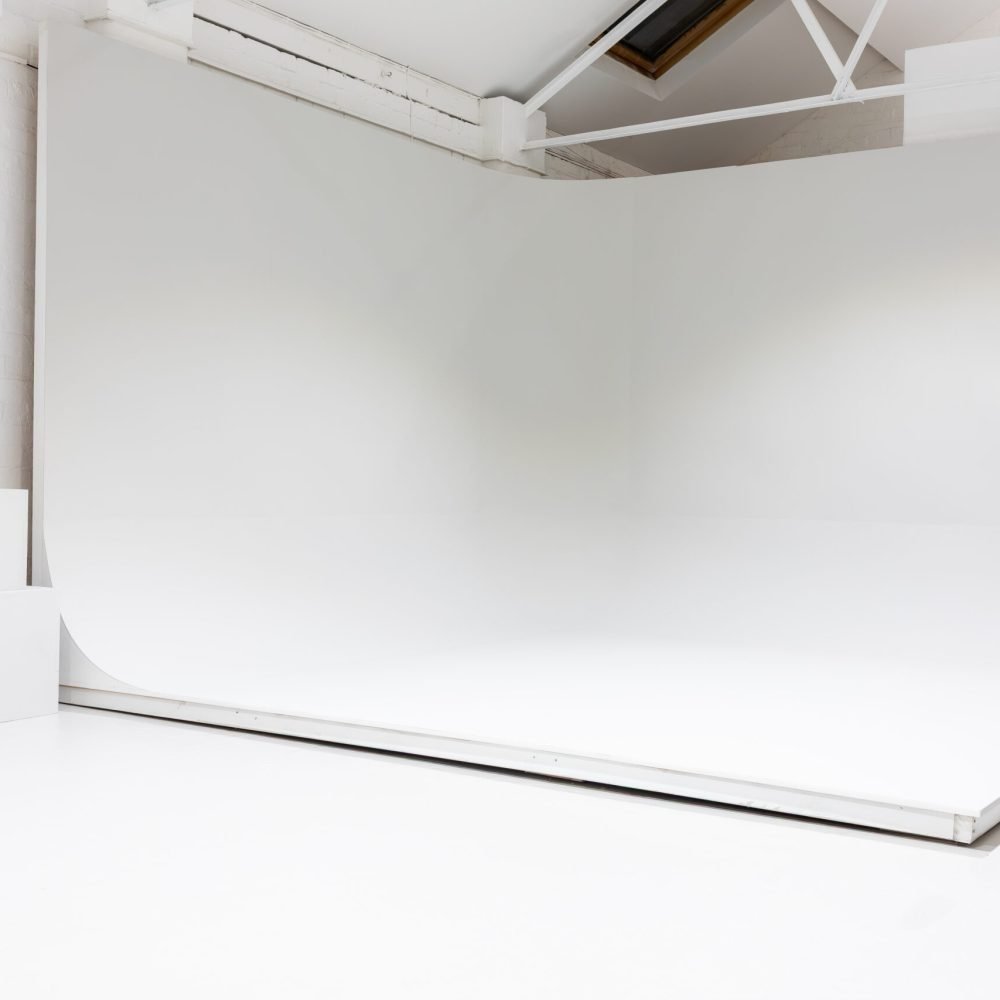 Workshop Photo Studio - Neutral Grey Cyc Wall.